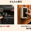 完全ワイヤレスのトレーラー専用バックカメラシステム