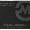 GORDON MILLER・NANGA FLAME RESISTANT LOGO BLANKET