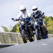XSR900の設楽社長と、MT-09 Y-AMTの宮崎副編集長