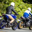 XSR900の設楽社長と、MT-09 Y-AMTの宮崎副編集長