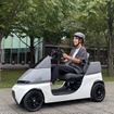 新しい4輪パーソナルモビリティ「CURIO　Q1」の最新プロトタイプ