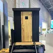トレーラーサウナの入り口