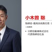 小木曽聡取締役・最高技術責任者（CTO）