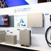 ニチコンのトライブリッド蓄電システム（ジャパンモビリティショー2025）