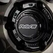 RAYS チームデイトナ D9 ブラック/ディスククリアスモーク
