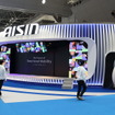 「A'sガレージ」をコンセプトにブースを展開したアイシン（ジャパンモビリティショー2025）