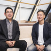 レスポンス編集長 三浦和也（左）とナノオプト・メディア 代表取締役社長 大嶋康彰氏（右）
