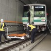 東京メトロ「異常時総合想定訓練」：負傷者の救護