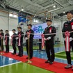 設楽社長の出席のもと、実証施設にてテープカットセレモニーを実施