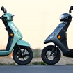 スズキ アドレス125（左）とヤマハ アクシスZ（右）