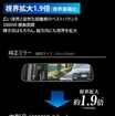 カーメイトのホンダNシリーズ専用設計「リアビューミラー＆カバー」