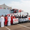 日野チームスガワラがサウジアラビアにて行われたジェッダラリー参戦し、車両とチームを最終調整