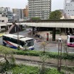 船橋駅北口の円形アイランドバース
