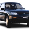 トヨタ RAV4 初代。「J」＝Joyfulはトヨタオート店扱い、「L」＝Libertyはトヨタカローラ店扱い