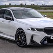 BMW M5 改良新型の予想CG。クラシックグリル仕様