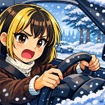 雪道走行（イメージ）