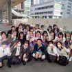 ライブ会場でのアンケート活動の様子