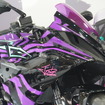 『ストリートファイター6』とコラボレーションした『GSX-8R Tuned by JURI』（大阪モーターサイクルショー2025）