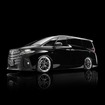 GLANCLAWを装着した『アルファード』のデモカー