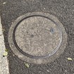 研究所とは別の場所で撮影した、同形のマンホール蓋
