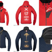 REBRO HOODIE（上）とTRACK JACKET（下）