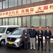 大潟村に導入したＥＶ（ホンダN-VAN e: と日産サクラ）