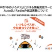 松戸市「ゆめいろバス」における情報発信サービスAutoDJ Radioの実証実験