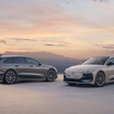 アウディ A6アバントe-tron（左）とA6スポーツバックe-tron（右）