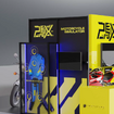 シミュレーター開発のプロトタイプはXR技術と実機制御を統合した二輪シミュレーター「2Xシリーズ」を出展