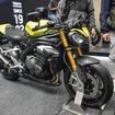 TXPシリーズと同じ「トライアンフパフォーマンスイエロー」のスピードトリプル（東京モーターサイクルショー2026）