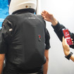 アールエスタイチが発表したベストタイプのエアバッグ『T-SABE（ティーセーブ）』（東京モーターサイクルショー2026）