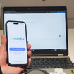 「Mobilit.E.S（モビリテス）」の管理画面とアプリ。すべてブラウザ上で動く。