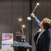 AWL-Electricityの長距離ワイヤレス給電のデモ