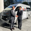 S.RIDEの概念実証（PoC）に協力し、車内エンタテインメント体験用にバン型EVを提供・展示