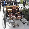 パテント・モトールヴァーゲン（レプリカ）を自走させた（Mercedes-Benz Studio Tokyo）