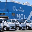 愛知県三河港にキアのEVバンPV5が到着