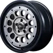 MID ナイトロパワー R12（18インチ／セミグロススモーク/マシンドフェイス）