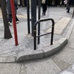 短いガードレール（東京都中央区）