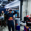 Max Verstappen vs Super GT imagery taken in Japan.