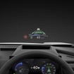 カラーヘッドアップディスプレイ＜スロープ（斜め）表示＞