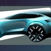 日産 リーフ 新型のデザインスケッチ
