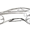 日産 リーフ 新型のデザインスケッチ