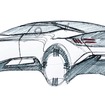 日産 リーフ 新型のデザインスケッチ
