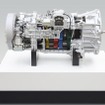 大型トラック用　新トランスミッション 「M112」 （Pro Shift12） のカットモデル