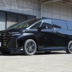 タナベ サステック DF210　ヴェルファイア装着例（フロント：26mmダウン / リア：25mmダウン）