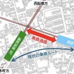 秋津駅～新秋津駅乗り換え図