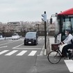 京セラ・横浜事業所で実施された760MHz帯ITSの実証デモ