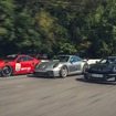 3台のポルシェ911マンタイキット装着車