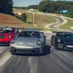 3台のポルシェ911マンタイキット装着車