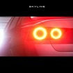 日産 スカイライン 次期型のティザーイメージ